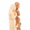 Bethlehem Handicrafts Abstract Hand Carved Jesus, Mary and Joseph Olive Wood Sculpture view 4