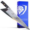 Dalstrong Chef Knife - 12 inch Long Blade - Shogun Series ELITE - Damascus - Japanese AUS-10V Super Steel Kitchen Knife - Black G10 Handle Cooking Knife - Razor Sharp Chef's Knife - w/Sheath view 1