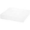 Plymor Frosted Acrylic Square Display Block, 1.5" H x 8" W x 8" D view 1