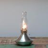 Danforth Pewter Cove Oil Lamp  Traditional and Vintage Style Oil Lamp  6" Tall with Glass Chimney, Made in USA view 4