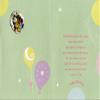 Designer Greetings Balloons and Single Tall Candle Sequin Filled Die Cut Window Age 80 / 80th Birthday Card view 2