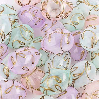 Factory Direct Craft Decorative Pastel Easter Eggs | Package of 48 | Springtime, Easter & Baby Showers