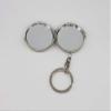 24X Quinceanera Silver Compact Mirror Keychain Recuerdos de Sweet 15 Princess Party Favor view 3
