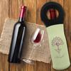Personalized Yoga Tree Wine Tote Bag view 3