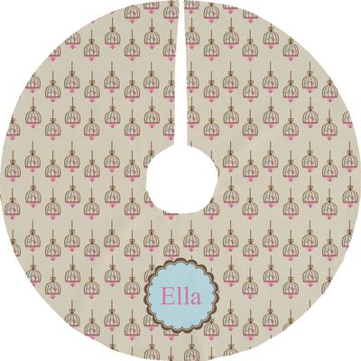 YouCustomizeIt Personalized Kissing Birds Tree Skirt