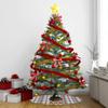 YouCustomizeIt Personalized Two Color Plaid Tree Skirt view 2