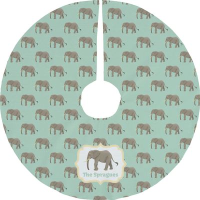 YouCustomizeIt Personalized Elephant Tree Skirt