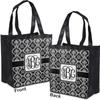 Personalized Monogrammed Damask Grocery Bag view 4