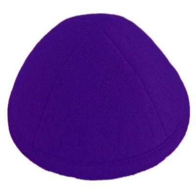 A1 Skullcap Linen Fabric Kippot Single or Bulk Kippah Optional Custom Imprinting Inside for Your Speacial Event Purple