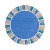 Joy Carpets Off The Cuff Area Rug in Color Light Blue, 5'4" Round view 1