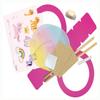 folia 68106 Craft Set, Ponies, Including Lantern Stick and LED Light, Colourful view 2
