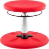 KORE Design Adjustable Wobble Stool Chair, Girls + Boys Kid Desk Stools, Ergonomic Small Office Chairs, Flexible Seating for Active Kids, ADD/ADHD, Classroom, Home, Age 6-11, Standard (14-19in), Red view 1
