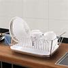 Dish Drying Rack Dish Drainer Stainless Steel Dish Drainers Racks with Plastic Drainboard Kitchen Stainless Steel Dish Drying Racks Plate Rack view 3