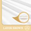 2 Pack Queen Mattress Protector, Premium 100% Waterproof Mattress Cover, Noiseless Breathable Soft, Fitted Deep Pocket 8-21'' Bed Cover, Vinyl Free view 2