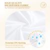 2 Pack Queen Mattress Protector, Premium 100% Waterproof Mattress Cover, Noiseless Breathable Soft, Fitted Deep Pocket 8-21'' Bed Cover, Vinyl Free view 4