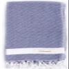 Bersuse 100% Cotton Laodicea Turkish Towel Bath Towel Beach Towel Pool Towel - Beach Essentials for Your Beach Bag - 37x70 Inches, Dark Blue (Set of 6) view 1