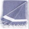 Bersuse 100% Cotton Laodicea Turkish Towel Bath Towel Beach Towel Pool Towel - Beach Essentials for Your Beach Bag - 37x70 Inches, Dark Blue (Set of 6) view 3