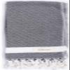 Bersuse 100% Cotton Laodicea Turkish Towel Bath Towel Beach Towel Pool Towel - Beach Essentials for Your Beach Bag - 37x70 Inches, Black (Set of 6) view 1