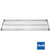 Shelving Inc. 18" d x 48" w x 64" h Chrome Wire Shelving with 4 Tier Shelves, Weight Capacity 800lbs Per Shelf view 2