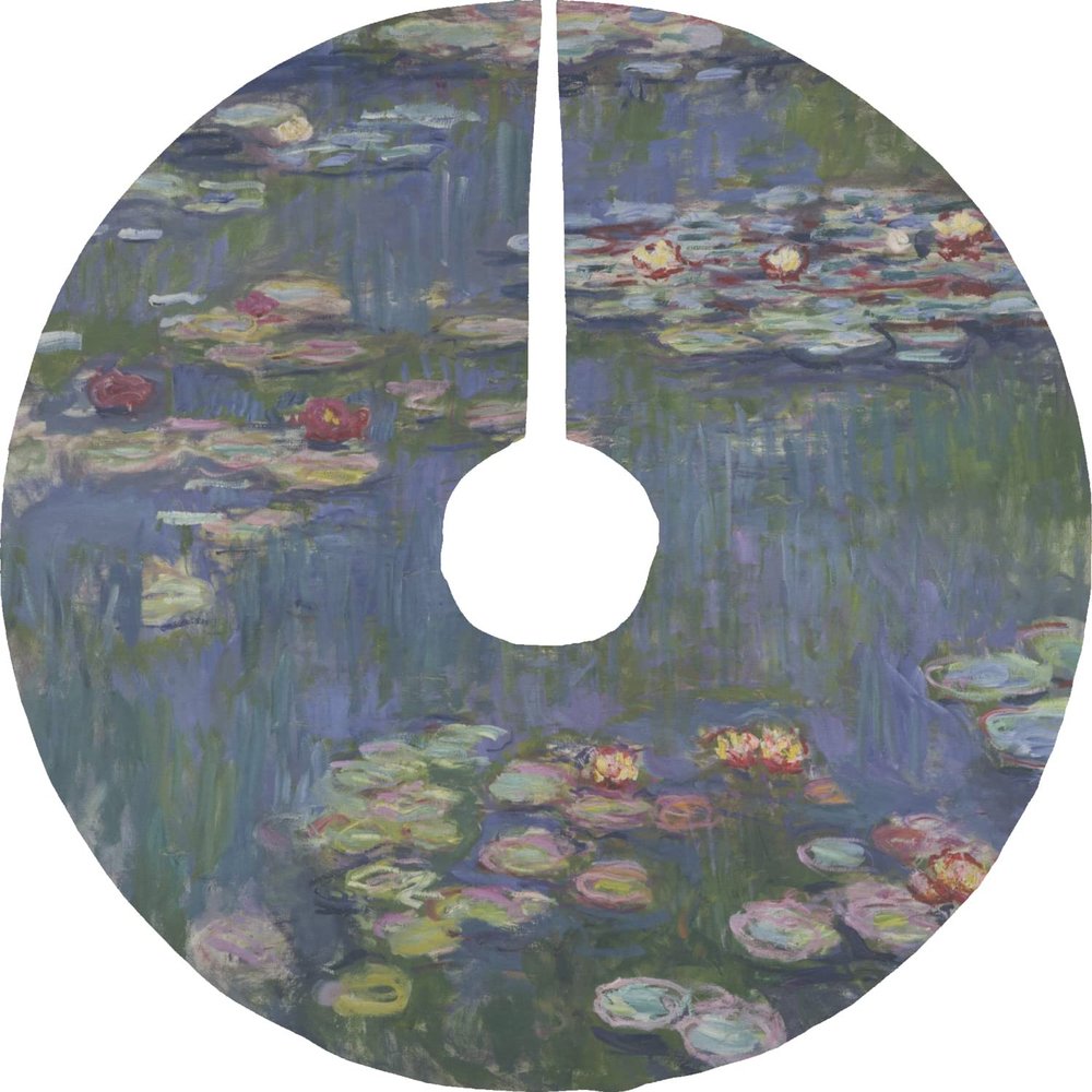 YouCustomizeIt Water Lilies by Claude Monet Tree Skirt