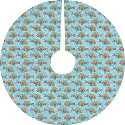 YouCustomizeIt Mosaic Fish Tree Skirt