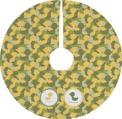 YouCustomizeIt Personalized Rubber Duckie Camo Tree Skirt