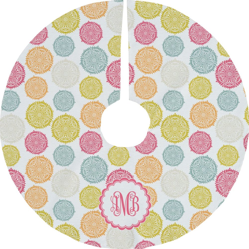 YouCustomizeIt Personalized Doily Pattern Tree Skirt