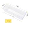 Backerysupply Clear Plastic Drawer Organizer Tray for Vanity Cabinet (9"3"2"Set of 8),Storage Tray for Makeup, Kitchen Utensils, Jewelries, and Gadgets view 2