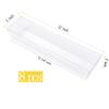 Backerysupply Clear Plastic Drawer Organizer Tray for Vanity Cabinet (1232Set of 8),Storage Tray for Makeup, Kitchen Utensils, Jewelries, and Gadgets view 2
