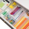 Backerysupply Clear Plastic Drawer Organizer Tray for Vanity Cabinet (1232Set of 8),Storage Tray for Makeup, Kitchen Utensils, Jewelries, and Gadgets view 4