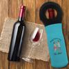 Personalized Happy Anniversary Wine Tote Bag view 3
