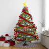 YouCustomizeIt Personalized Knit Argyle Tree Skirt view 2