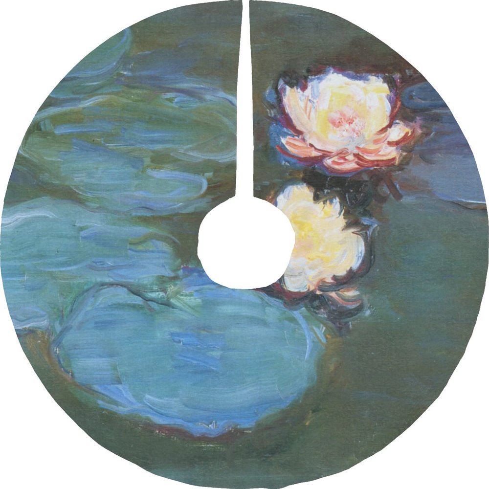 YouCustomizeIt Water Lilies #2 Tree Skirt
