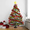 YouCustomizeIt Personalized Vintage Hipster Tree Skirt view 2
