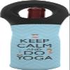 Keep Calm & Do Yoga Wine Tote Bag view 1