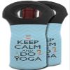 Keep Calm & Do Yoga Wine Tote Bag view 2
