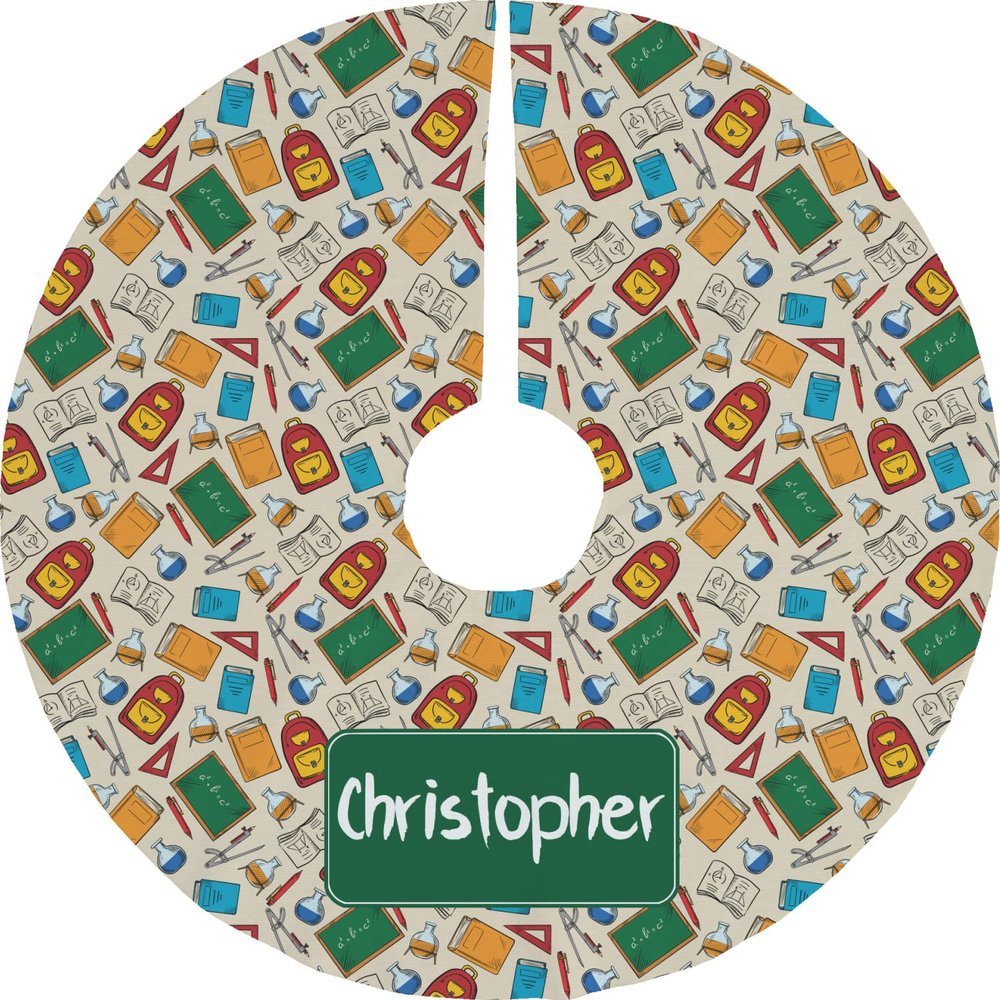 YouCustomizeIt Personalized Math Lesson Tree Skirt