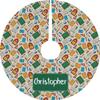 YouCustomizeIt Personalized Math Lesson Tree Skirt view 1