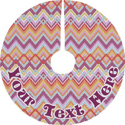 YouCustomizeIt Personalized Ikat Chevron Tree Skirt