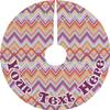 YouCustomizeIt Personalized Ikat Chevron Tree Skirt view 1