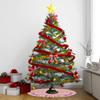 YouCustomizeIt Personalized Ikat Chevron Tree Skirt view 2