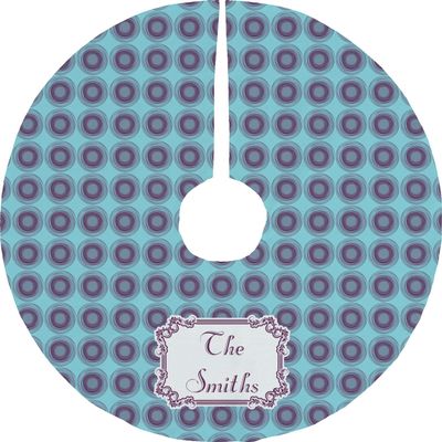 YouCustomizeIt Personalized Concentric Circles Tree Skirt
