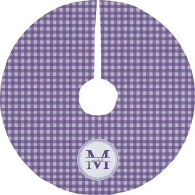 YouCustomizeIt Personalized Gingham Print Tree Skirt