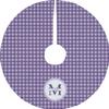 YouCustomizeIt Personalized Gingham Print Tree Skirt view 1