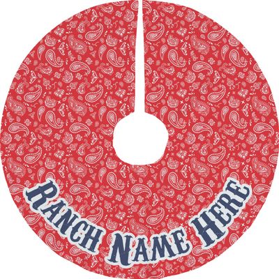YouCustomizeIt Personalized Western Ranch Tree Skirt