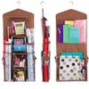 Regal Bazaar Double-Sided Hanging Gift Bag and Gift Wrap Organizer (Brown) view 1