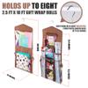 Regal Bazaar Double-Sided Hanging Gift Bag and Gift Wrap Organizer (Brown) view 3