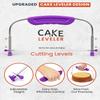 RFAQK 250 PCs Aluminum Cake Decorating Tools Kit with 12" Metal Turntable & Knife set-48 Numbered Icing Tips-3 Russian Piping Nozzles-Straight & Angled Spatula-Cake Leveler& Baking Supplies Tools view 4