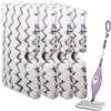 F Flammi 4-Pack Replacement Pads Compatible with Shark Steam Pocket Mop S3501 S3601 S3901 S3550 S3801 SE450, Double-Sided Microfiber Refills for Hardwood Tile Floor, Professional Scrubbing Strips view 1