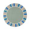Joy Carpets Kid Essentials Off The Cuff 5'4" Round Area Rug in Color Sage view 1
